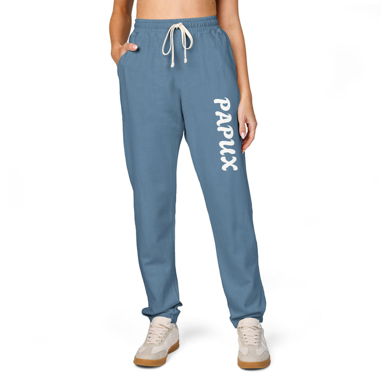 PAPUX Garment-Dyed Fleece Sweatpants - Cómodas y Estilosas para Adultos