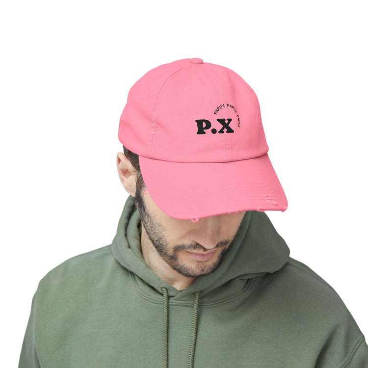 Trendy PAPUX Unisex Distressed Cap - Gorra de Moda Vintage y Casual
