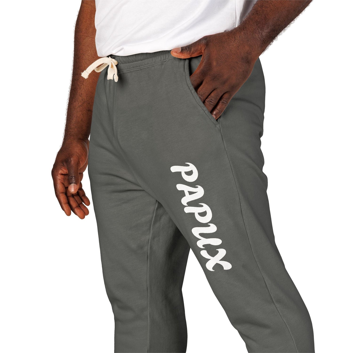 PAPUX Garment-Dyed Fleece Sweatpants - Cómodas y Estilosas para Adultos