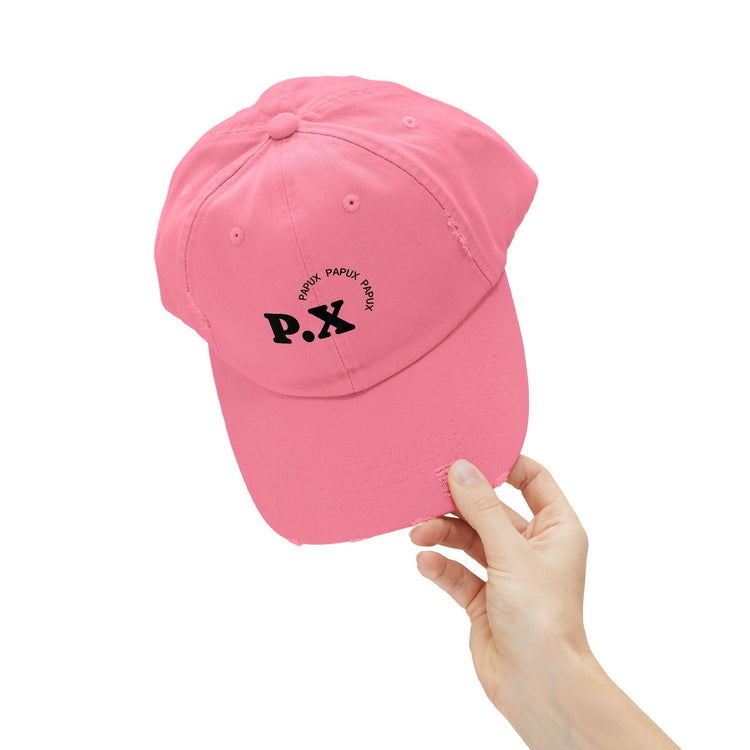 Trendy PAPUX Unisex Distressed Cap - Gorra de Moda Vintage y Casual