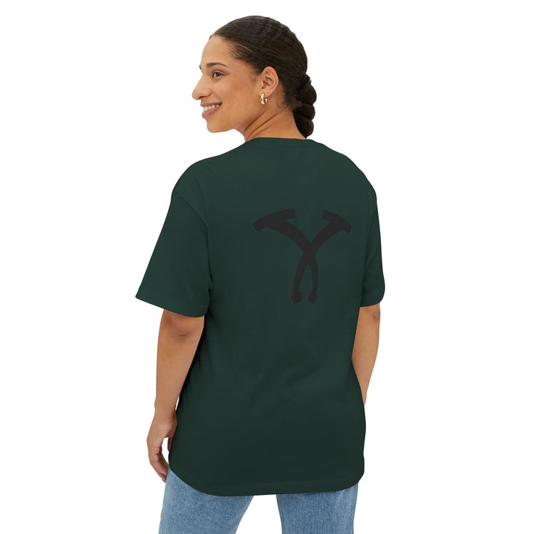 Unisex Oversized Boxy Tee with &