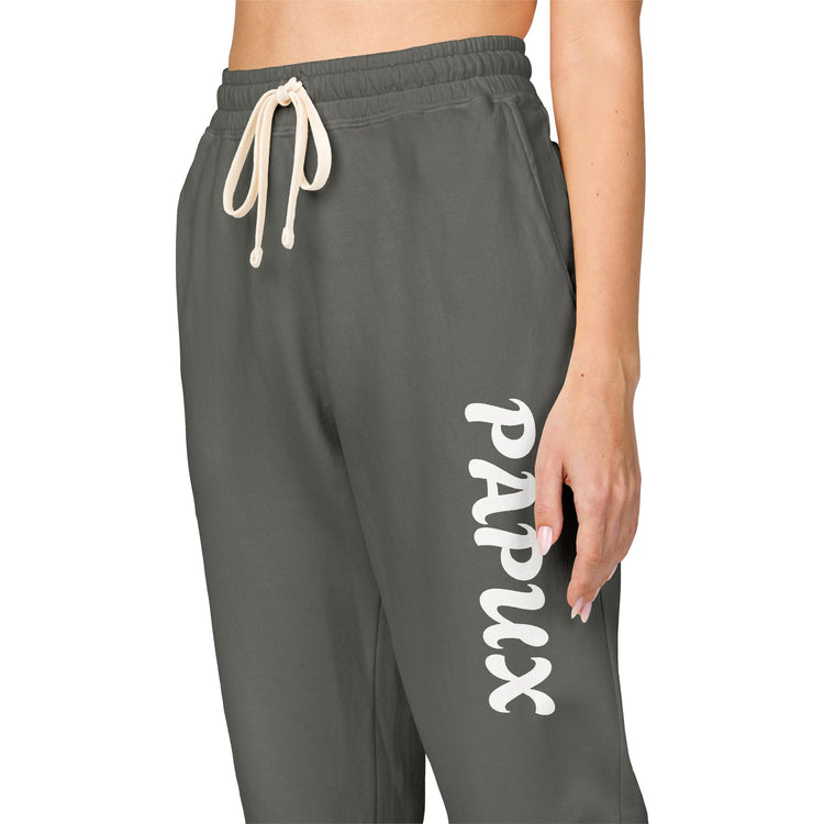 PAPUX Garment-Dyed Fleece Sweatpants - Cómodas y Estilosas para Adultos