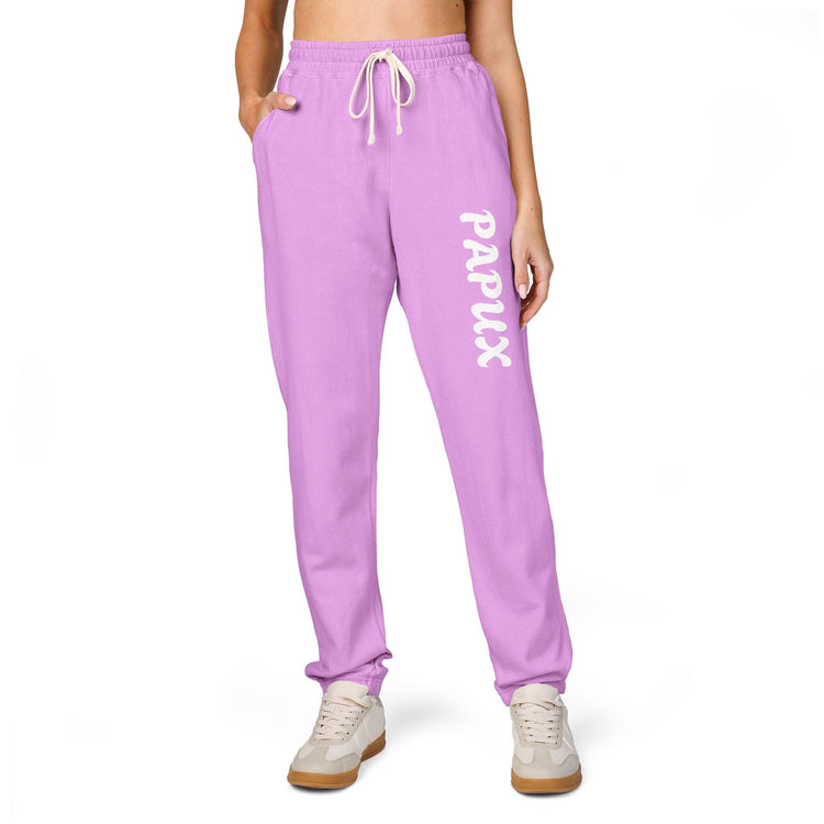 PAPUX Garment-Dyed Fleece Sweatpants - Cómodas y Estilosas para Adultos