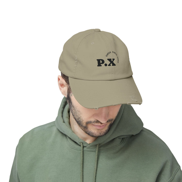 Trendy PAPUX Unisex Distressed Cap - Gorra de Moda Vintage y Casual
