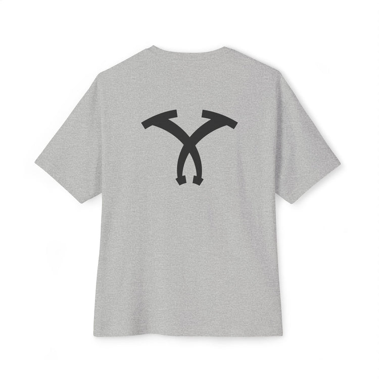 Unisex Oversized Boxy Tee with &