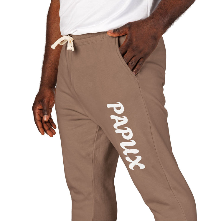 PAPUX Garment-Dyed Fleece Sweatpants - Cómodas y Estilosas para Adultos