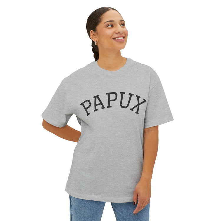 Unisex Oversized Boxy Tee with &