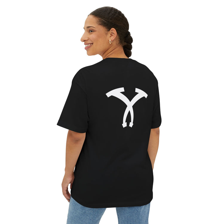 Unisex Oversized Boxy Tee with &
