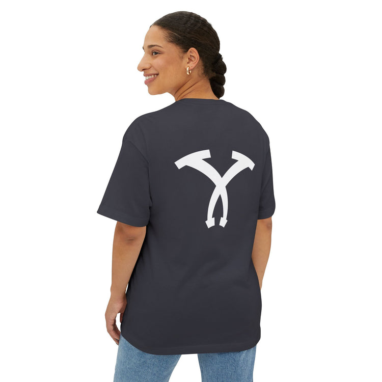 Unisex Oversized Boxy Tee with &
