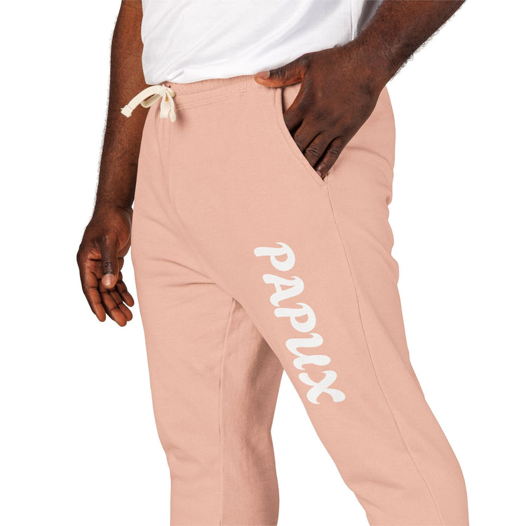 PAPUX Garment-Dyed Fleece Sweatpants - Cómodas y Estilosas para Adultos