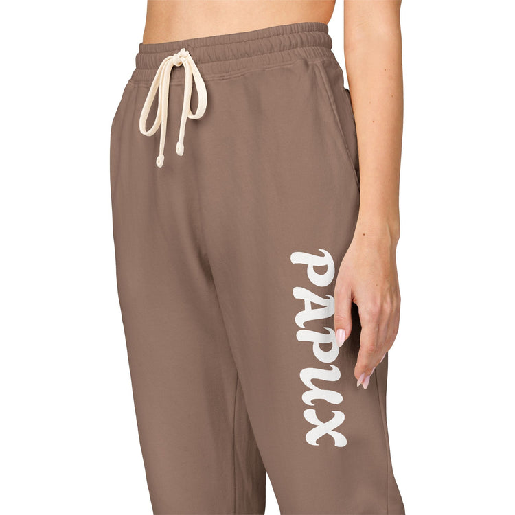 PAPUX Garment-Dyed Fleece Sweatpants - Cómodas y Estilosas para Adultos