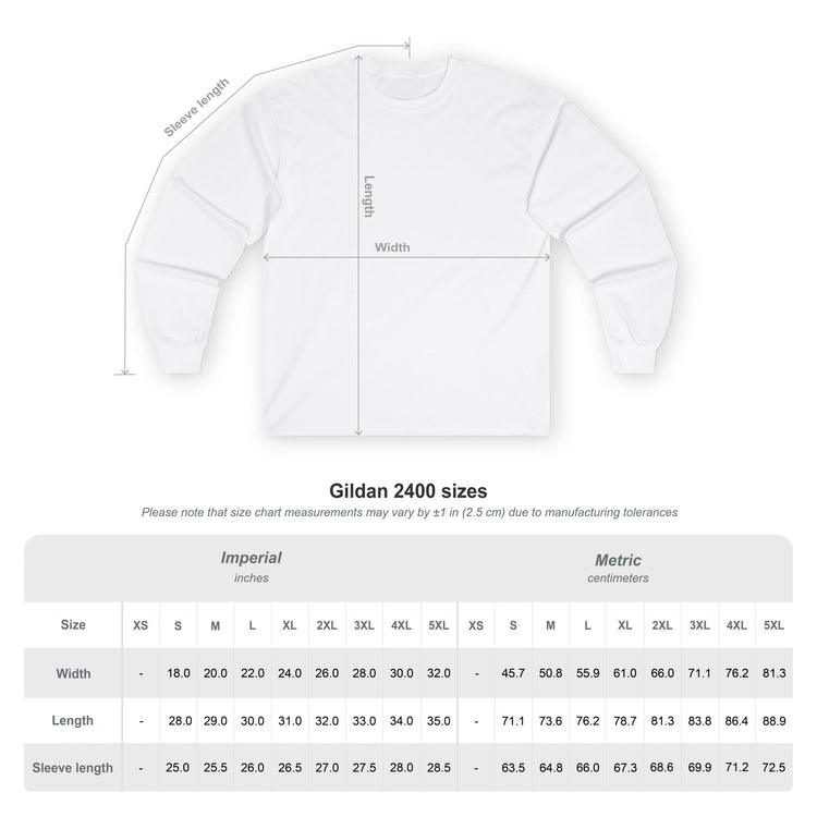 Stylish Unisex Long Sleeve Tee with PAPUX