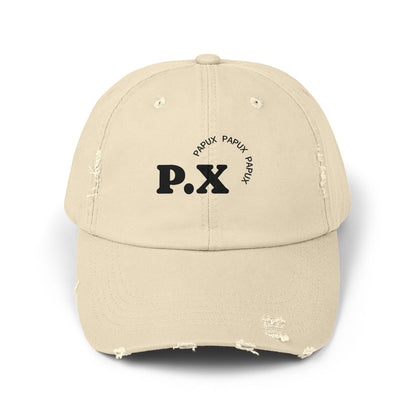 Trendy PAPUX Unisex Distressed Cap - Gorra de Moda Vintage y Casual