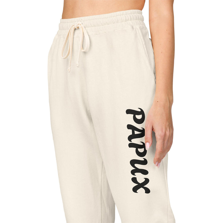 PAPUX Garment-Dyed Fleece Sweatpants - Cómodas y Estilosas para Adultos