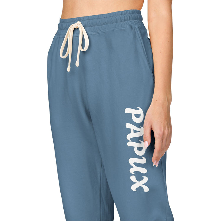 PAPUX Garment-Dyed Fleece Sweatpants - Cómodas y Estilosas para Adultos