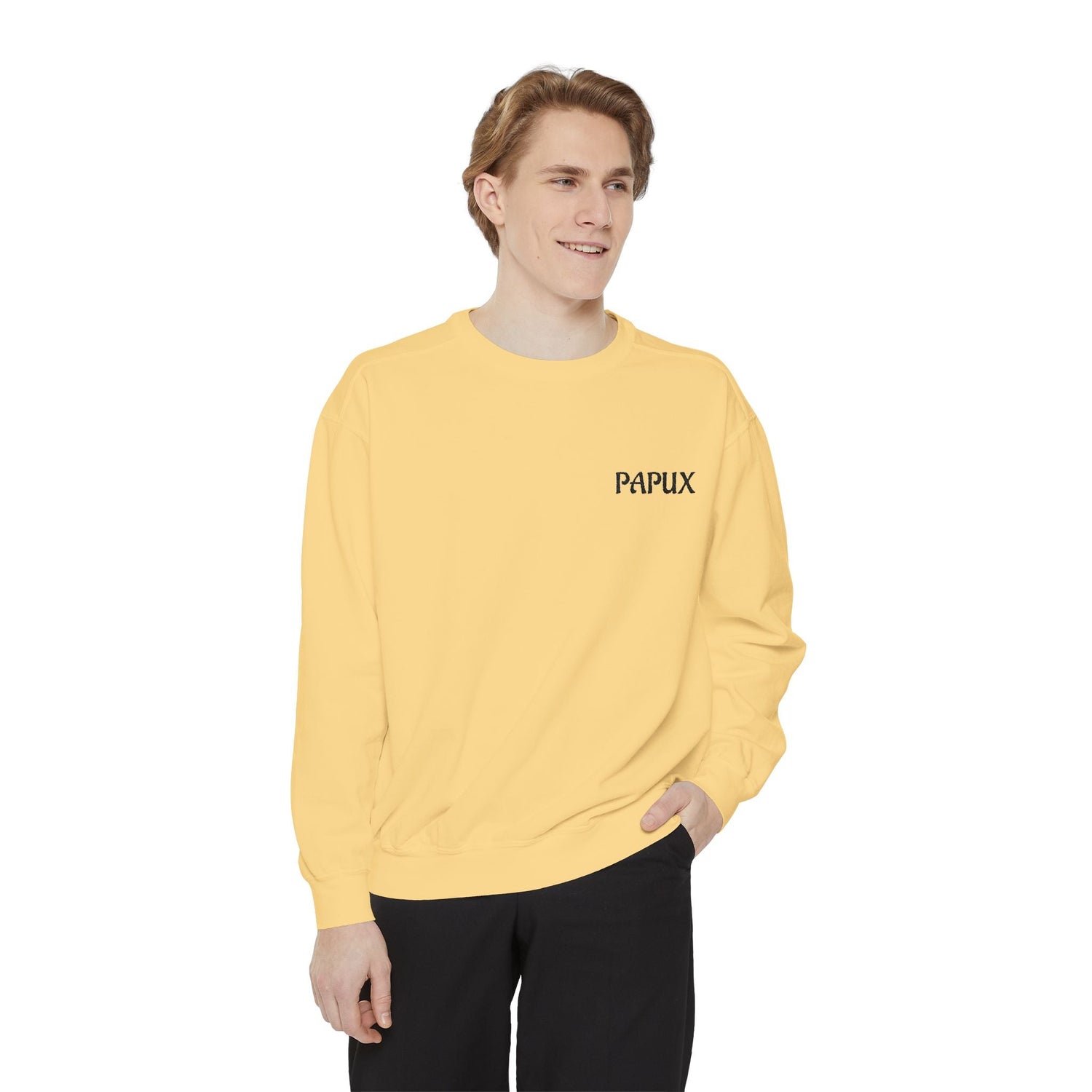 Unisex Garment-Dyed Sweatshirt Cozy y Elegante para Cualquier Ocasión