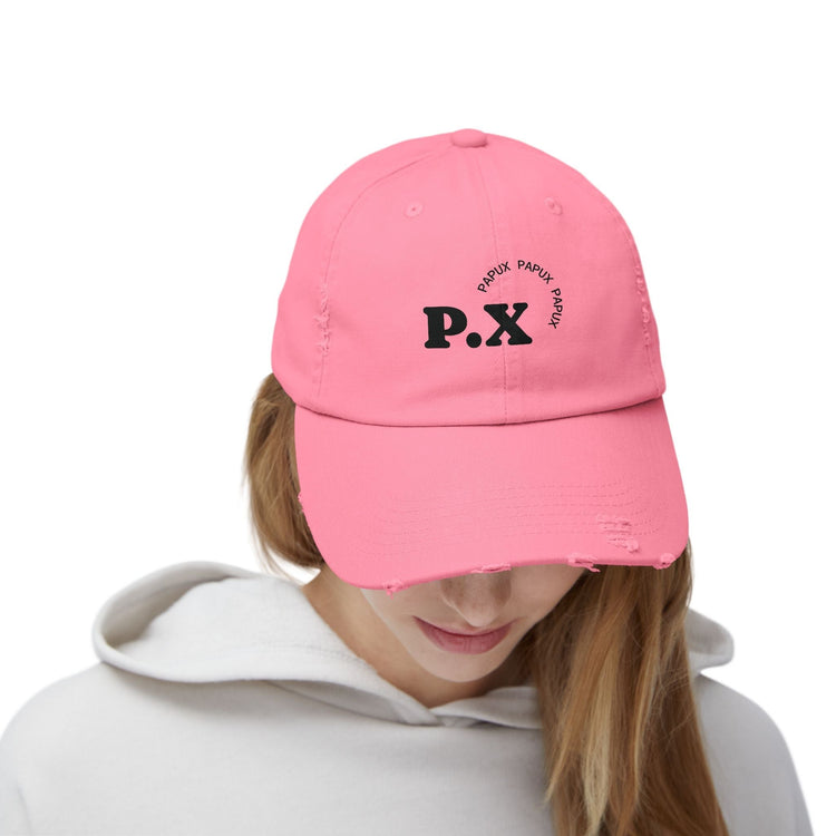 Trendy PAPUX Unisex Distressed Cap - Gorra de Moda Vintage y Casual