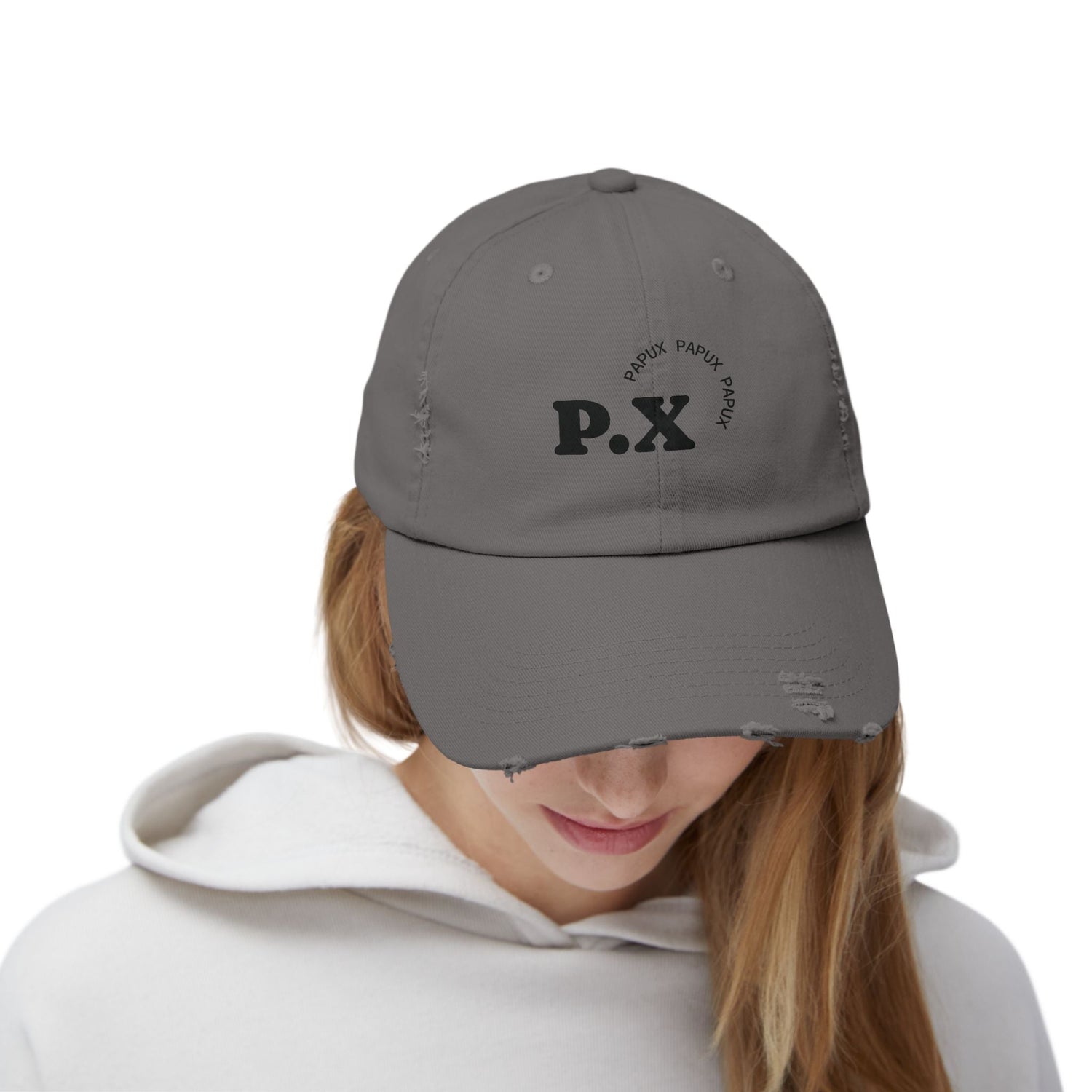 Trendy PAPUX Unisex Distressed Cap - Gorra de Moda Vintage y Casual