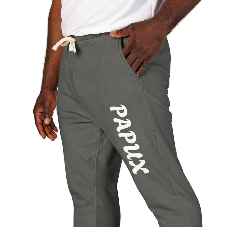 PAPUX Garment-Dyed Fleece Sweatpants - Cómodas y Estilosas para Adultos