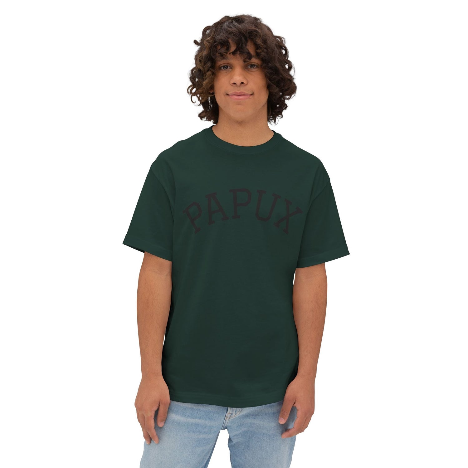 Unisex Oversized Boxy Tee with &
