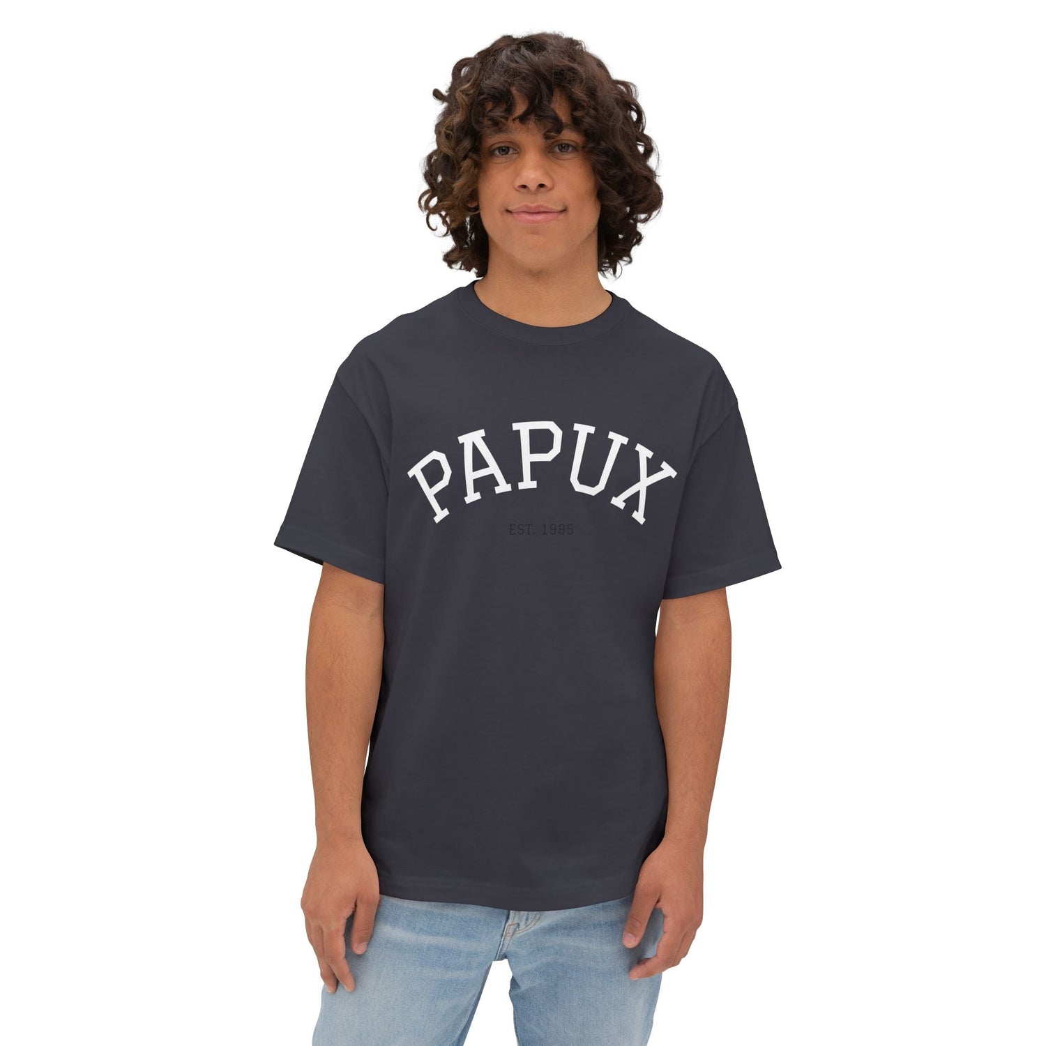 Unisex Oversized Boxy Tee with &
