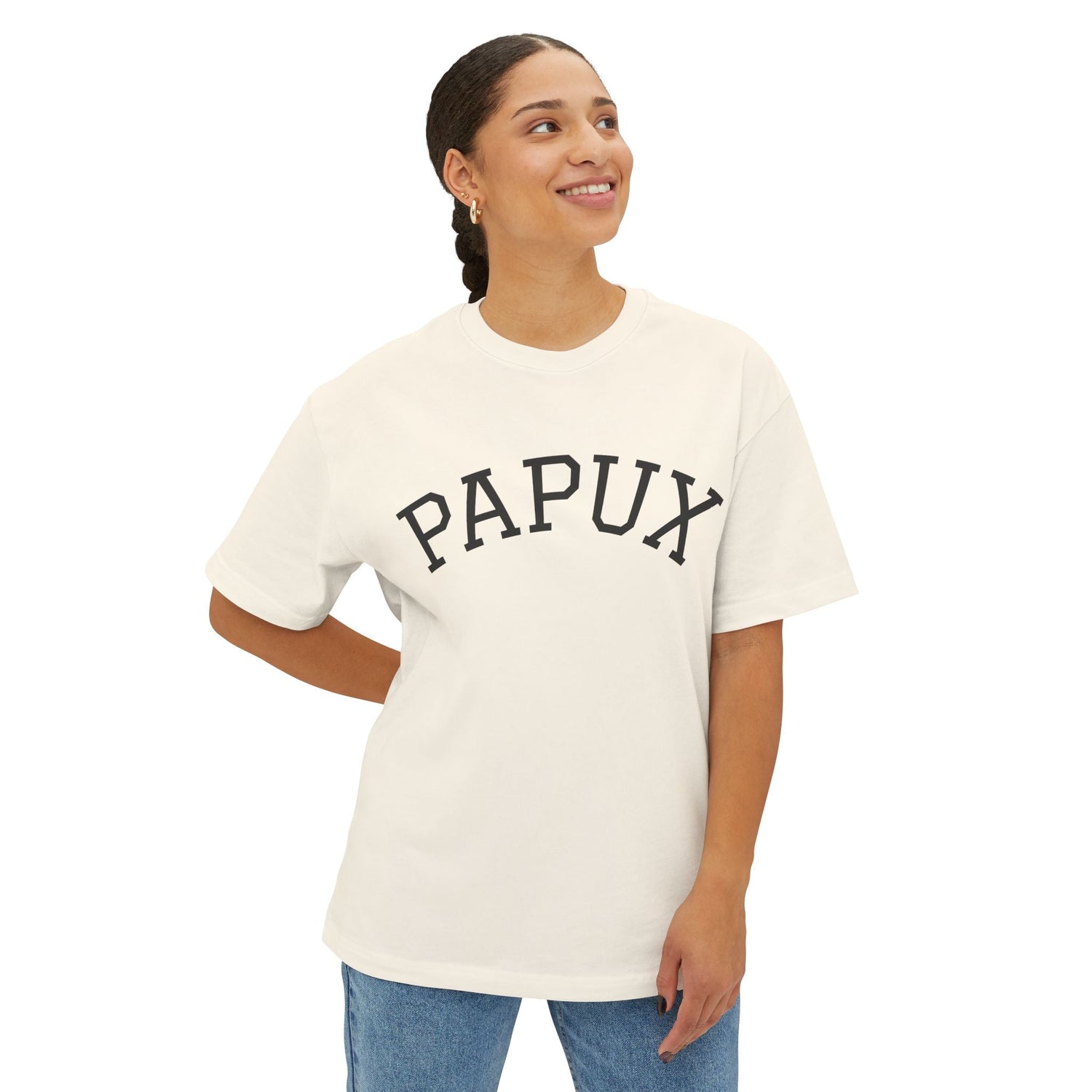 Unisex Oversized Boxy Tee with &