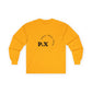 Stylish Unisex Long Sleeve Tee with PAPUX