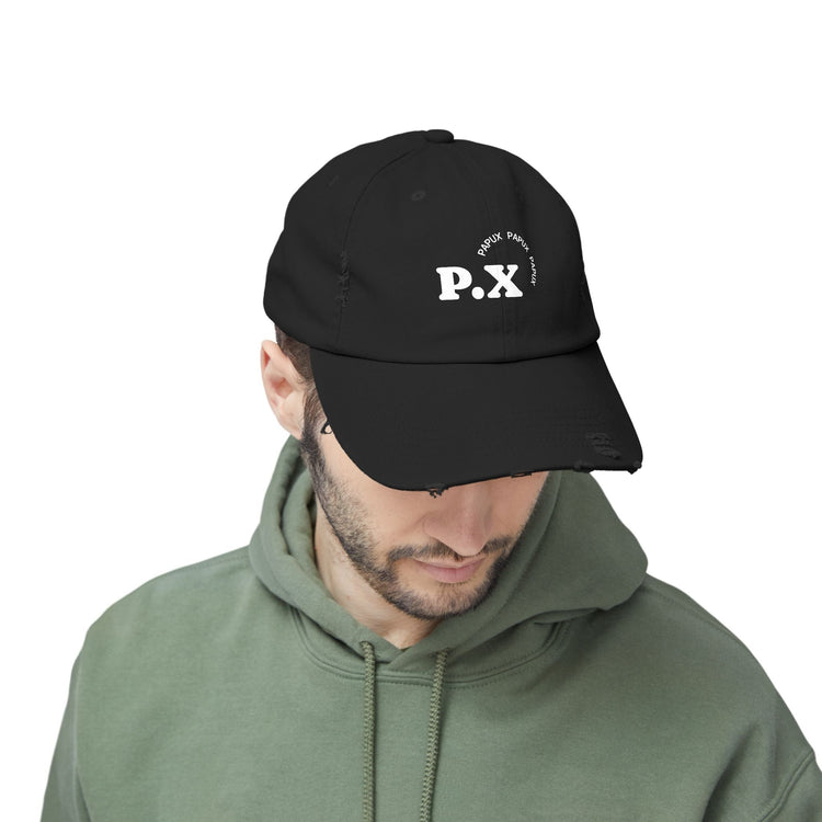 Trendy PAPUX Unisex Distressed Cap - Gorra de Moda Vintage y Casual