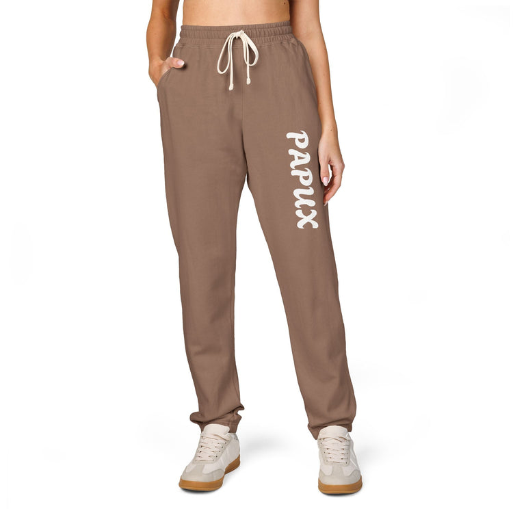 PAPUX Garment-Dyed Fleece Sweatpants - Cómodas y Estilosas para Adultos