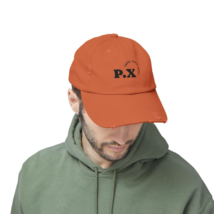 Trendy PAPUX Unisex Distressed Cap - Gorra de Moda Vintage y Casual