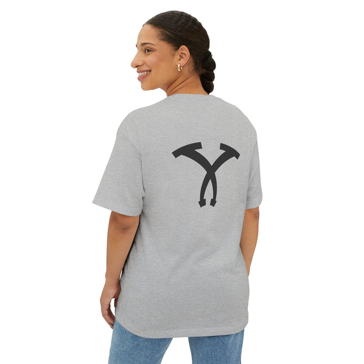 Unisex Oversized Boxy Tee with &