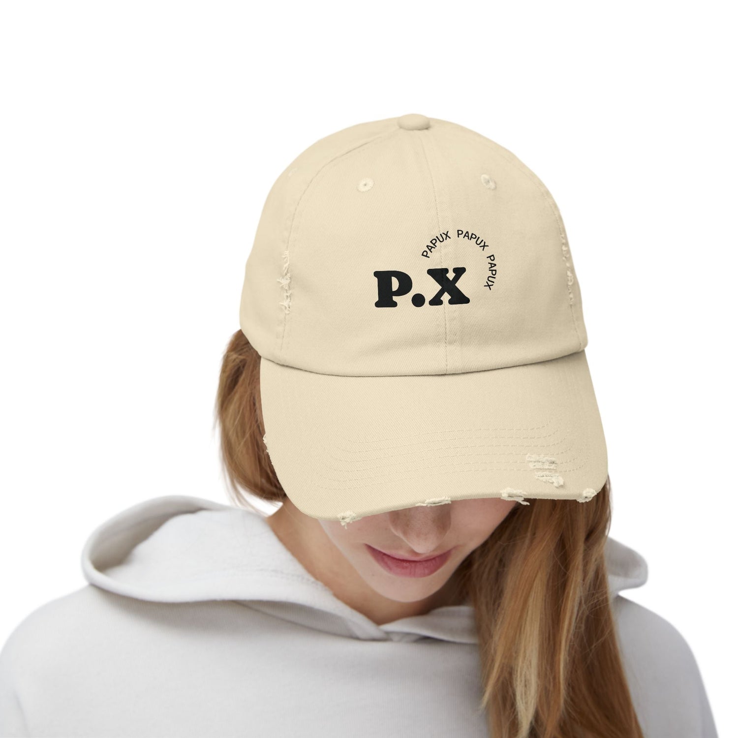 Trendy PAPUX Unisex Distressed Cap - Gorra de Moda Vintage y Casual