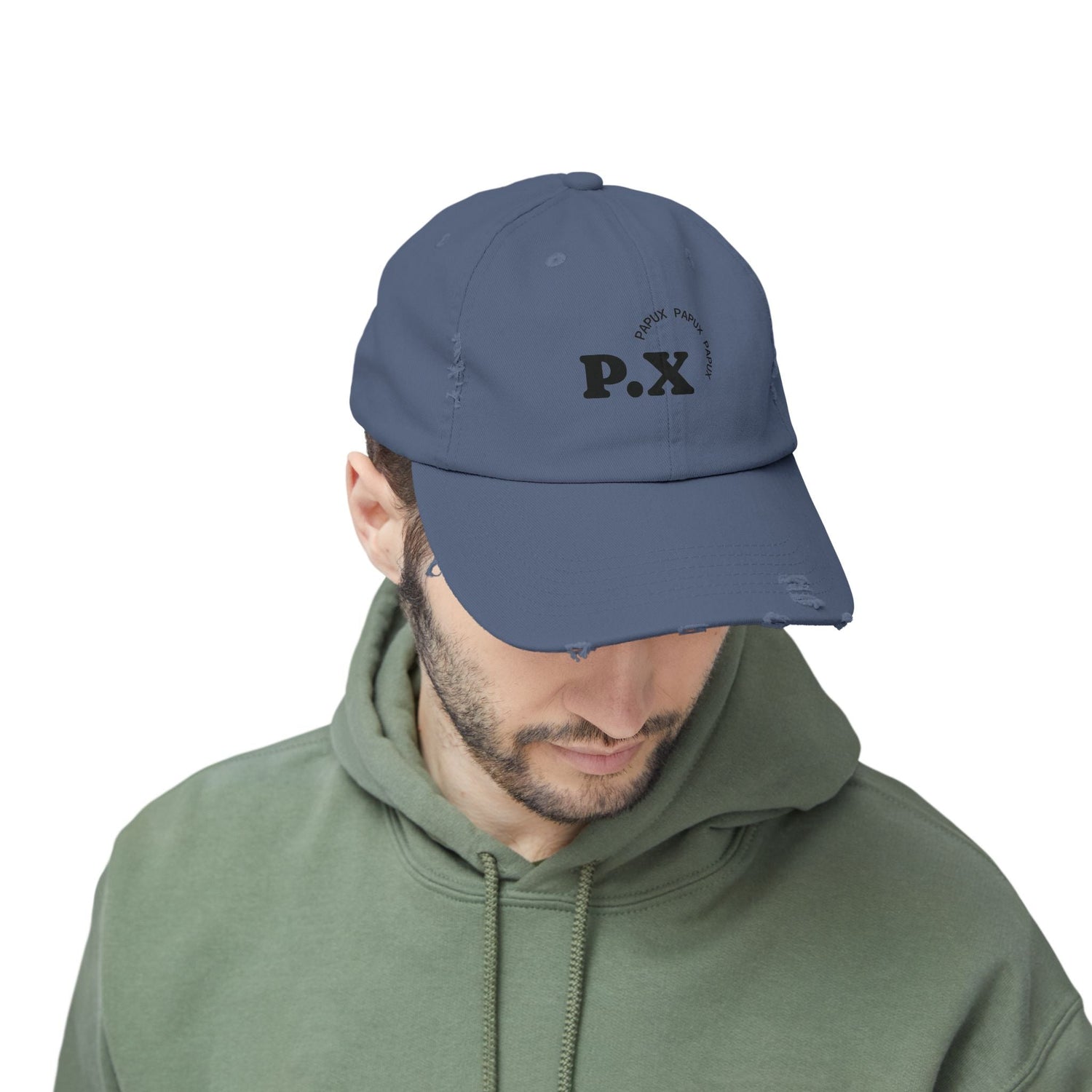 Trendy PAPUX Unisex Distressed Cap - Gorra de Moda Vintage y Casual